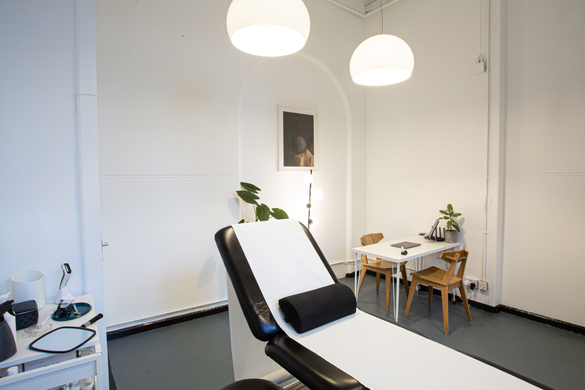 Marco's well-lit, airy studio in Shoreditch, London